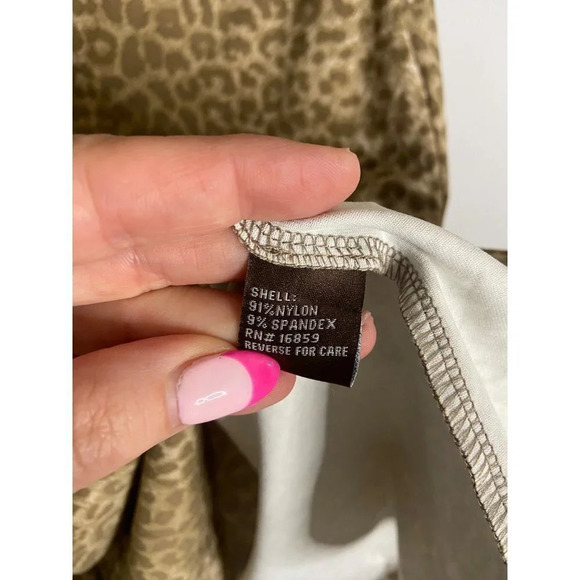 J.McLaughlin Panama Wrap Surplice Midi Dress Animal Print-sz Medium - Picture 5 of 10